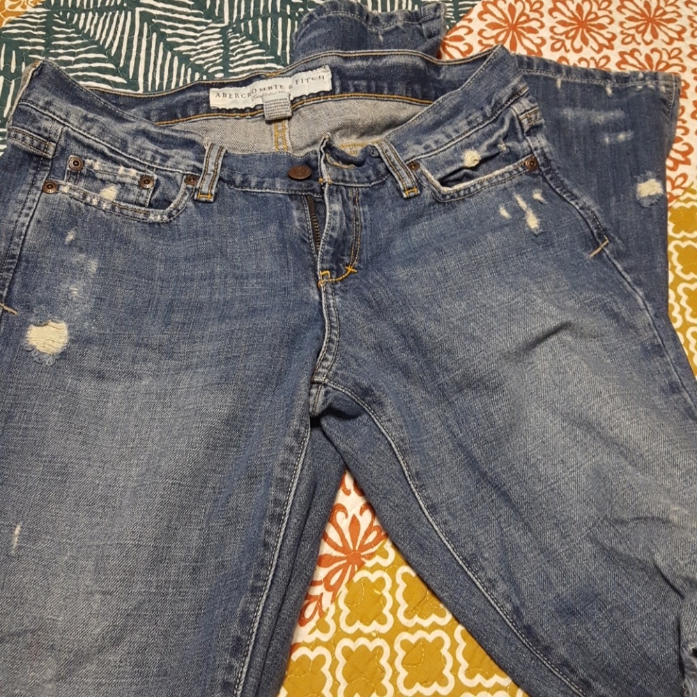 Abercrombie and Fitch Distressed Jeans